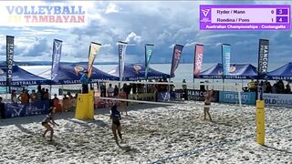 Rondina-Pons PANALO sa Beach Volleyball in Australia ! Pinataob ang matatangkad na kalaban!