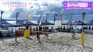 Rondina-Pons PANALO sa Beach Volleyball in Australia ! Pinataob ang matatangkad na kalaban!