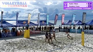 Rondina-Pons PANALO sa Beach Volleyball in Australia ! Pinataob ang matatangkad na kalaban!