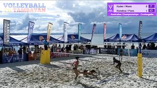 Rondina-Pons PANALO sa Beach Volleyball in Australia ! Pinataob ang matatangkad na kalaban!