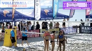 Rondina-Pons PANALO sa Beach Volleyball in Australia ! Pinataob ang matatangkad na kalaban!