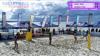 Rondina-Pons PANALO sa Beach Volleyball in Australia ! Pinataob ang matatangkad na kalaban!