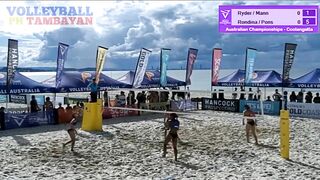 Rondina-Pons PANALO sa Beach Volleyball in Australia ! Pinataob ang matatangkad na kalaban!