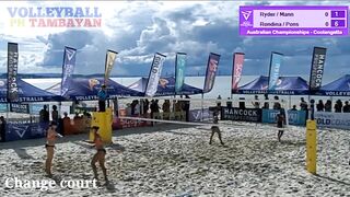 Rondina-Pons PANALO sa Beach Volleyball in Australia ! Pinataob ang matatangkad na kalaban!