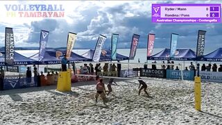 Rondina-Pons PANALO sa Beach Volleyball in Australia ! Pinataob ang matatangkad na kalaban!