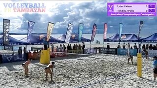 Rondina-Pons PANALO sa Beach Volleyball in Australia ! Pinataob ang matatangkad na kalaban!