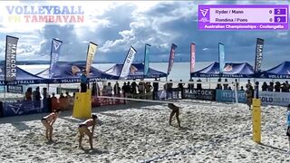 Rondina-Pons PANALO sa Beach Volleyball in Australia ! Pinataob ang matatangkad na kalaban!