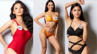 ???? 'Nóng bỏng mắt' phần thi bikini của dàn thí sinh Hoa hậu Hoàn vũ Việt Nam 2022 | Tiin's House