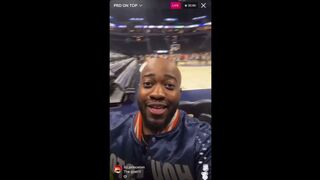 JiDion Goes On Instagram Live After Getting A Haircut During A NBA Game!