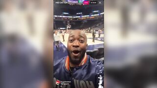 JiDion Goes On Instagram Live After Getting A Haircut During A NBA Game!