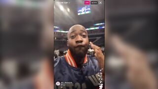 JiDion Goes On Instagram Live After Getting A Haircut During A NBA Game!