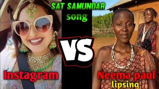 Instagram VS Neema Paul Hindi songs lipsing |