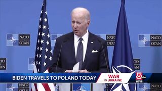 President Joe Biden travels to Poland