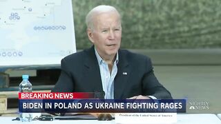 Biden Travels To Poland To Survey Humanitarian Crisis