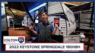 2022 Keystone Springdale 1800BH Travel Trailer Walkthrough
