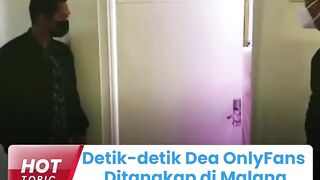 Penampakan Dea OnlyFans saat Ditangkap di Malang, Pakai Piyama Seksi saat Polisi Datang