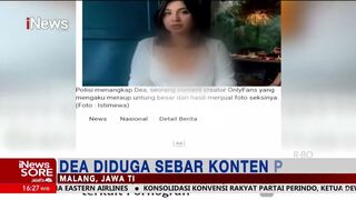 Dea, Konten Kreator Onlyfans Ditangkap Terkait Konten Pornografi #iNewsSore 25/03