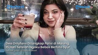 DETIK-DETIK Penangkapan Dea Onlyfans, Dijemput Polisi Setelah Ngaku Bebas