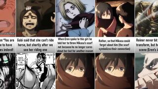 Small Details you Missed in Attack on Titan Part 5 I Anime Senpai Comparisons