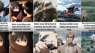 Small Details you Missed in Attack on Titan Part 5 I Anime Senpai Comparisons