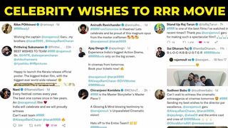 Celebrities Wishes To RRR Movie | RRR Review | Jr NTR & Ram Charan |RRR Movie|Celebrity Reaction