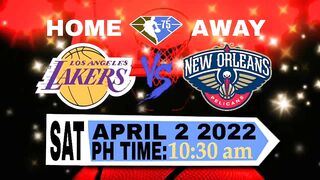 LOS ANGELES LAKERS GAME SCHEDULE APRIL 2022 | NBA SEASON 2021-22