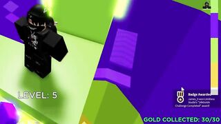 GET THIS BADGE FOR FREE ACCESSORIES! 24kGoldn Challenge Tower of Misery! (ROBLOX)