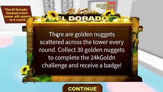 GET THIS BADGE FOR FREE ACCESSORIES! 24kGoldn Challenge Tower of Misery! (ROBLOX)