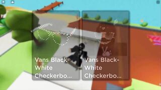 FREE ACCESSORY! HOW TO GET Vans Black-White Checkerboard Sunglasses! (ROBLOX CODE ITEM)