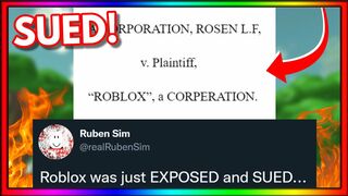 Roblox Was EXPOSED... (Sued Again)