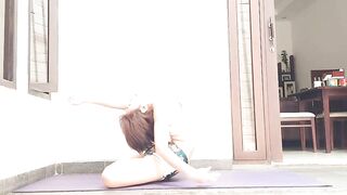 Backbend in Lotus Yoga Practice