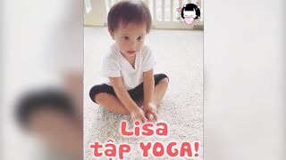 Lisa tập YOGA. Tập hăng quá nên có lúc ngã nhào | Lisa Leon | Leon Lisa | Hồ Ngọc Hà | Tin Sao Việt