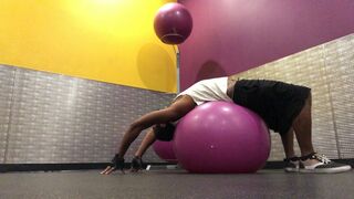 Yoga Ball Stretching Workout at Planet Fitness in Las Vegas 2022