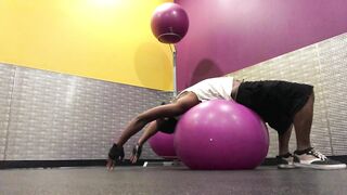 Yoga Ball Stretching Workout at Planet Fitness in Las Vegas 2022