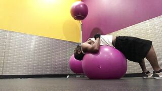 Yoga Ball Stretching Workout at Planet Fitness in Las Vegas 2022