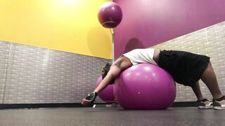 Yoga Ball Stretching Workout at Planet Fitness in Las Vegas 2022