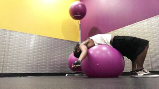 Yoga Ball Stretching Workout at Planet Fitness in Las Vegas 2022