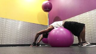 Yoga Ball Stretching Workout at Planet Fitness in Las Vegas 2022