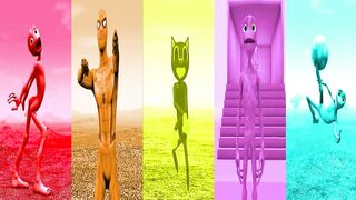 dance challenge dame tu cosita vs spiderman vs me kemaste vs cartoon cat - green alien dance