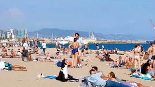 Beach Sant Miquel, Barcelona beach walk