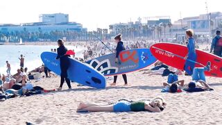 Beach Sant Miquel, Barcelona beach walk