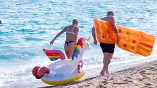 Beach Sant Miquel, Barcelona beach walk