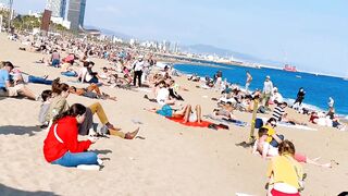 Beach Sant Miquel, Barcelona beach walk