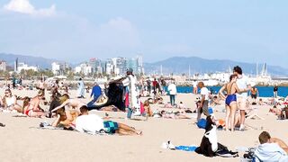 Beach Sant Miquel, Barcelona beach walk