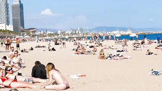 Beach Sant Miquel, Barcelona beach walk