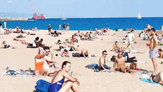 Beach Sant Miquel, Barcelona beach walk