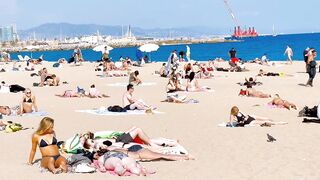 Beach Sant Miquel, Barcelona beach walk