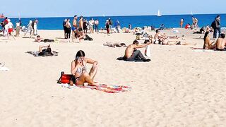 Beach Sant Miquel, Barcelona beach walk