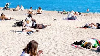 Beach Sant Miquel, Barcelona beach walk