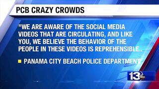 WATCH: Crowds go crazy in Panama City Beach